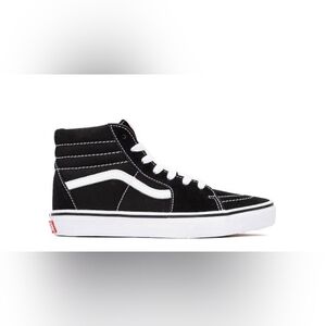 Vans Black and White High-Top Sneakers
